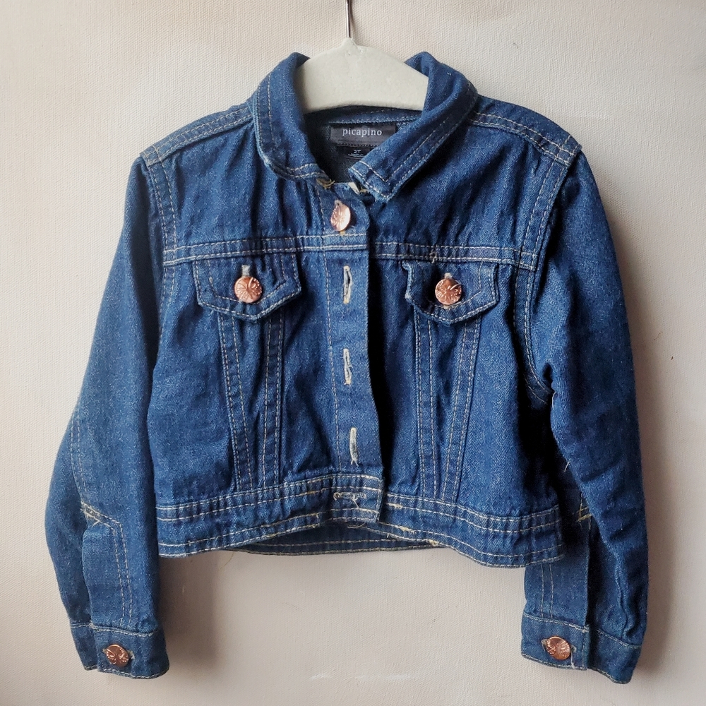 2T Girls Blue Jean Jacket